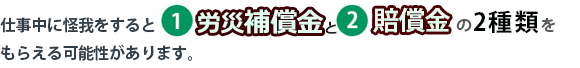 労災は２種類
